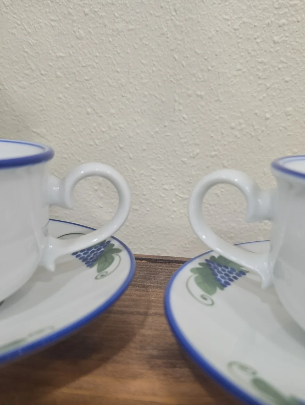 DANSK - Set Of 2 Provence Harvest Demitasse Tea Cup and Saucer